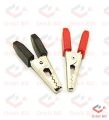 3Pair- 34mm Mini RED & BLACK Electronic Spices Metal Alligator 34mm Clip Red & Black Plastic Handle Alligator Clips For Clips Test Leads. 