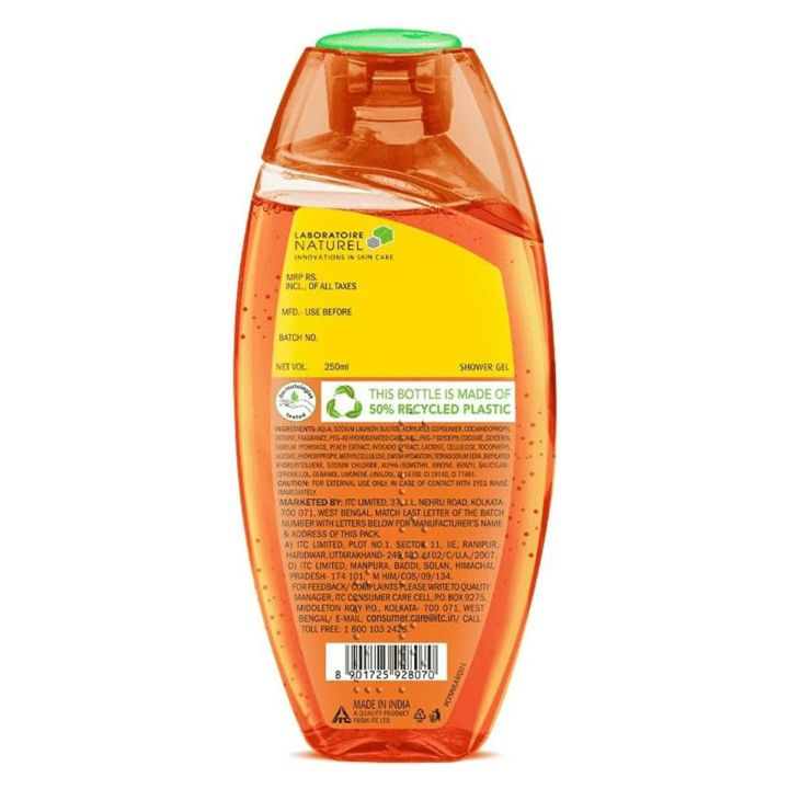 Fiama%20Body%20Wash%20Shower%20Gel%20Peach%20&%20Avocado%20250ml%20(Indian)%20-%20Image%203