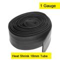1 Gauge 18mm Heat Shrink Tube 18mm Black Heat shrink 1 Gauge Tubing Shrinkable Wrap Wire Cable Sleeve Set Heat Shrink Φ18mm Wire DIY Connector Repair. 