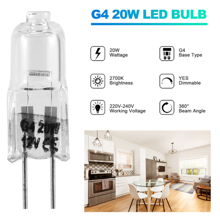 FORIDE%2020%20Pcs%20G4%20Halogen%20Bulbs,20W%2012V%20Halogen%20Light%20Bulbs%202%20Pin%20Clear%20Lamp%20Bulb,for%20Cooker%20Lighting,Signal%20Lights,Track%20-%20Image%204