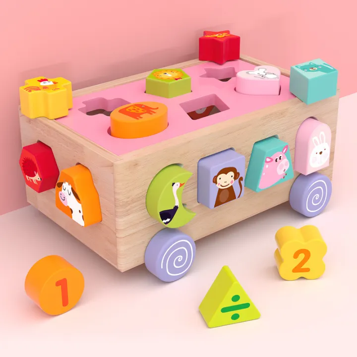 Children's%20Digital%20Animal%20Building%20Block%2018%20Hole%20Intelligence%20Car%20Geometric%20Shape%20Matching%20Elephant%20Towing%20Ground%20Squirrel%20Classification%20Box%20-%20Image%204