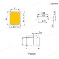 【Daily Necessities For Anyone Store】100pcs SMD 2835 LED Chip Yellow Sur Mount SMT 30mA DC 2V High Brightness 590nm Light Emitting Lamp for PCB. 