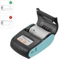 Bluetooth Thermal Printer 58mm (2-inch) | POS Receipt Printer Compatible with Smartphone, Android, iOS, Windows, Computer | Portable Wireless Mobile Printer For Bill Printing, Ticket Printing, Token Printing | Goojprt PT-210 with 3 Rolls. 