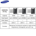 SAMSUNG FIT Plus Pendrive 64GB Mini USB Flash Drive 128GB up to 400M Pen Drive 256GB 3.1 USB Stick Disk on Key Memory for Phone. 