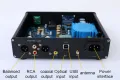 Rod Rain Audio DA10 Audio Decoder Bluetooth Headphone Amplifier Dual ES9038Q2M DAC QCC5125 LDAC Amanero USB Card DSD512 TPA612A2. 