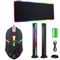 (BSHOP BD) 3 COMBO PACK RGB Gaming Mouse +RGB MOUSE+Upgrade RGB Voice, Large Mouse Pad Gamer Led Computer Mousepad Big Mouse Mat with Backlight Carpet For keyboard Desk Mat Mause. 
