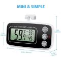 LKPCIGCXM Fridge Thermometer, Digital Refrigerator Thermometer Waterproof Fridge Freezer Thermometer Monitor for Home 1Pcs. 