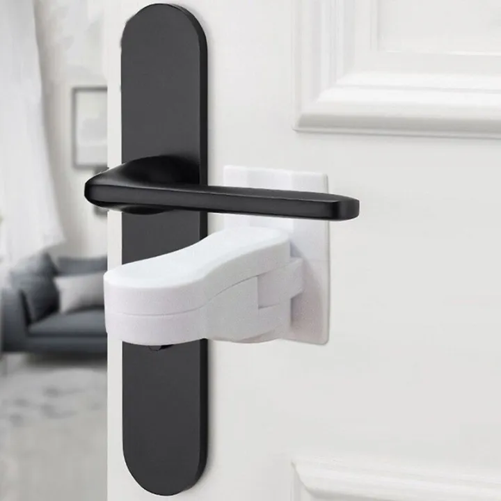 Home%20Universal%20ABS%20Protection%20Device%20for%20Children%20Safety%20Anti-open%20Handle%20Locks%20Door%20Lever%20Lock%20Baby%20Kids%20Safety%20Doors%20Lock%20-%20Image%203