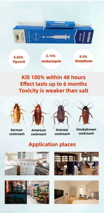 Pestman Cockroach Bait Killing Cockroach Roach Powder Bait