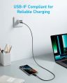Anker 322 USB-C to USB-C 60W Nylon Braided Cable.