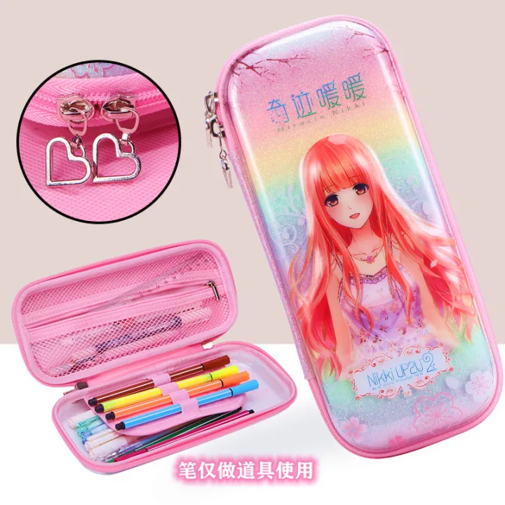 Quick%20Hair%20EVA%20Double-Layer%20Pencil%20Case%20Female%20Student%20Cartoon%20Pencil%20Case%20Offset%20Printing%20Three-Layer%20Simple%20PVC%20Laser%20Pencil%20Case%20-%20Image%207