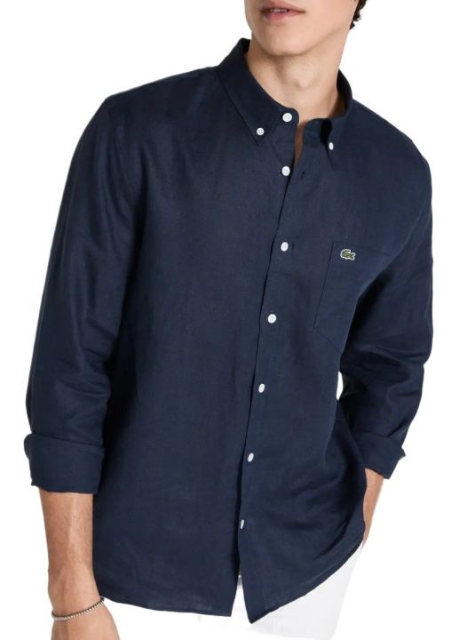 Man's%20cotton%20shirt%20full%20sleeve%20shirt%20Oxford%20Cotton%20shirt%20crocodile%20shirt%20-%20Image%202