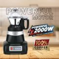Panasonic MX-AE475 Mixer Grinder, Monster 2000W Super Mixer Grinder with 3 Stainless Steel Jars & 1 Juicer Extractor, Mixer Grinder & Blender Machine for Kitchen Black & Red Color Variant.