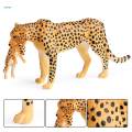Leopard Toy Figurine Leopard Figures for Educational Toys Desktop Decor. 