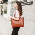 Korean fashion Joker large capacity tote bag leisure portable shoulder bag.