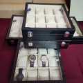 12 Slot wooden watch Box - Contains enduring appeal and value - Creative & Luxury design. 