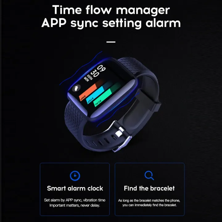 116Plus%20Smart%20Watch%201.44%20Inch%20Touch%20Screen%20Fitness%20Smart%20Watch%20Heart%20Rate%20Monitor%20Sports%20Watch%20For%20Men%20Women%20-%20Image%204