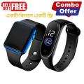 BUY 1 GET 1, Square LED Digital Sports Watch , Water Resistance LED Wrist Watch, COMBO OFFER. 