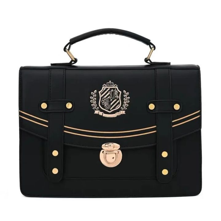 Japanese 2023 new senior school original postman Cambridge bag uniform bag commuter Messenger shoulder backpack freshing chic