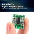 PAM8403 Digital Audio Amplifier Dual Channel 3W + 3W Stereo Class D 5V Amplifier Board. 