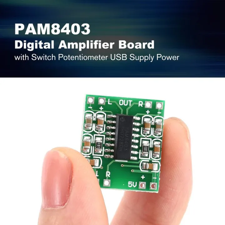 PAM8403%20Digital%20Audio%20Amplifier%20Dual%20Channel%203W%20+%203W%20Stereo%20Class%20D%205V%20Amplifier%20Board%20-%20Image%206