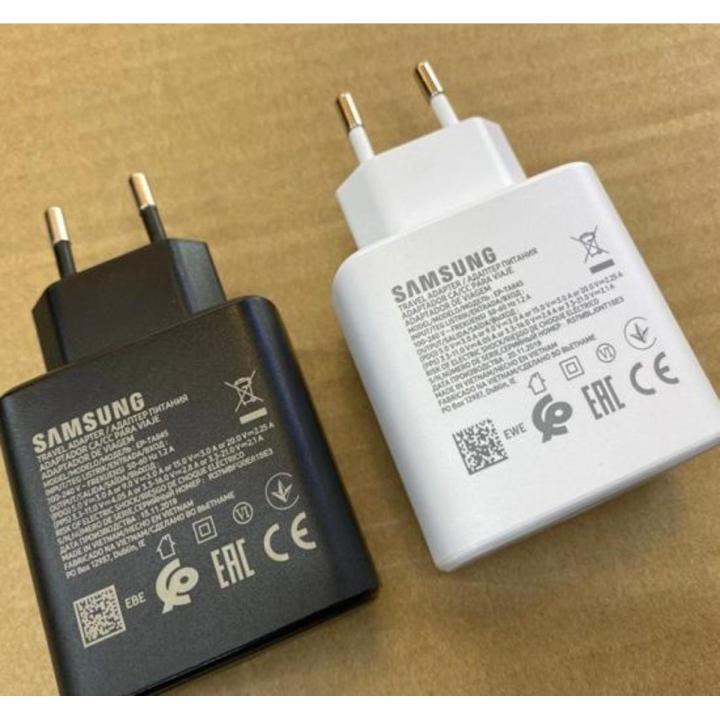 For Samsung Note 20 S20 Ultra Super Fast Charger 45W (Max) Pd Quick Power Adapter 5A Usb C To Type C Cable For Galaxy Note20 Ultra S21 Ultra S21 20+/10+ 5G/A91 - Fast Charger