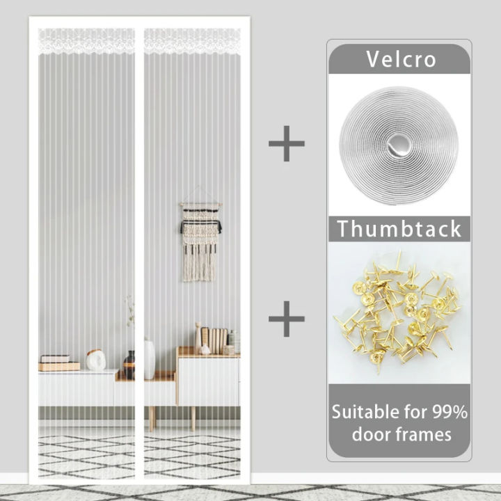2024%20New%20Black%20Magnetic%20Door%20Curtain%20Mosquito%20Netting%20Door%20Anti%20Mosquito%20Net%20Automatic%20Closing%20-%20Image%202