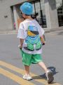 Fashion Summer Teenage Boy Clothes Boys for 4 6 8 10 12 14 Year Hiphop Korean Casual T-Shirt Shorts 2Pcs Sets Funny Cartoon Suit. 