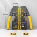 RJ45 Network Tool Crimper, Cable Stripper, Wire Cutter, Ethernet Cable Cutter, Wire Stripper, Multi-function Cable Crimping Tool- Crimping Tool. 