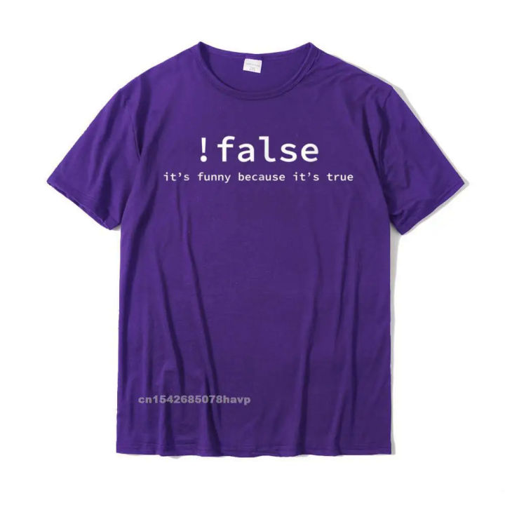 Funny%20False%20Programming%20Coding%20T-Shirt%20For%20Programmers%20Tshirts%20T%20Shirt%20Family%20Cotton%20Printed%20On%20Simple%20Style%20Men%20-%20Image%202