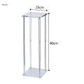 Acrylic Vase Wedding Centerpieces Table Vases Flower Rack Tall Flower Vases 40cmx25cmx25cm. 