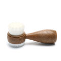 Coconut Shred Handle Face Cleansing Brush Double-Sided Facial Cleanser Blackhead Removal Pore Cleaner Exfoliator Scrub Brush. 