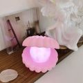 Nightlight, Led Shell Pearl Night Light Streamer Mermaid Fairy Shell Night Lamp for Bedside Xmas Gift Bedroom Home Decoration Desk Lights. 