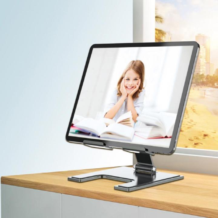 RYRA%20T17%20Aluminum%20Alloy%20Desktop%20Foldable%20Tablet%20Holder%20For%20iPad%20Phone%20Universal%20Desktop%20Stand%20Holder%20within%204-12inch%20Phone%20-%20Image%204