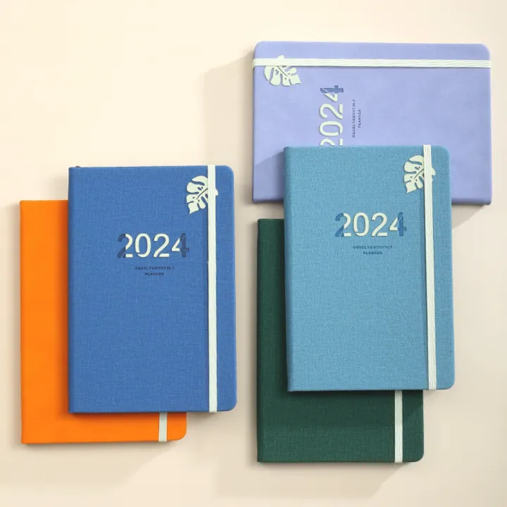 English%202024%20Planner%20Diary%20Versatile%20Paper%20A5%20A5%20Strap%20Notebook%20Hardcover%202024%20Year%20Notepad%20for%20Office%20Supplies%20School%20Supplies%20-%20Image%202