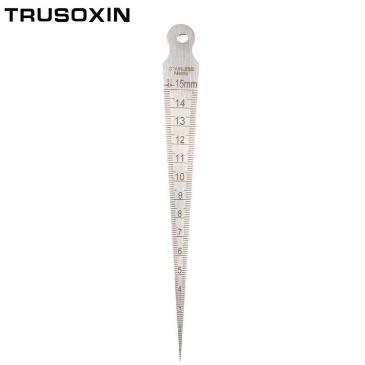 Professional Tools 1-15mm Welding Taper Gauge Stainless Steel Ruler ...