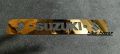 Name Plate Stainless Steel Logo- Bike Number Plate Metal Logo Golden Colour. 