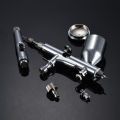 TD-181 Professional Multi-Purpose Gravity Feed Dual-Action Airbrush Kit Set 0.30mm Nozzle 13cc Capacity Trigger Spray Pen for Art Craft Paint Spraying 3D Printing Model Car Painting Nail Arts Body Paint Makeup Air Brush. 