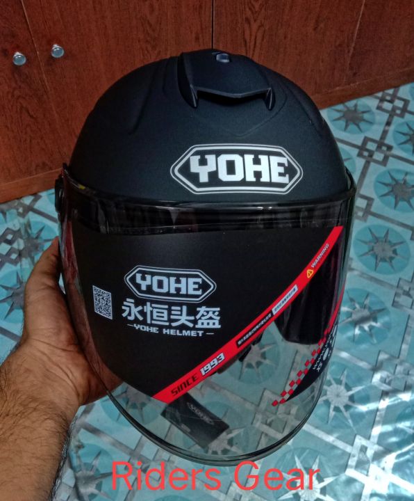 Yohe%20Matt%20Black%20Halfface%20Helmet%20For%20Riding%20Bike%20882-B%20-%20Image%206