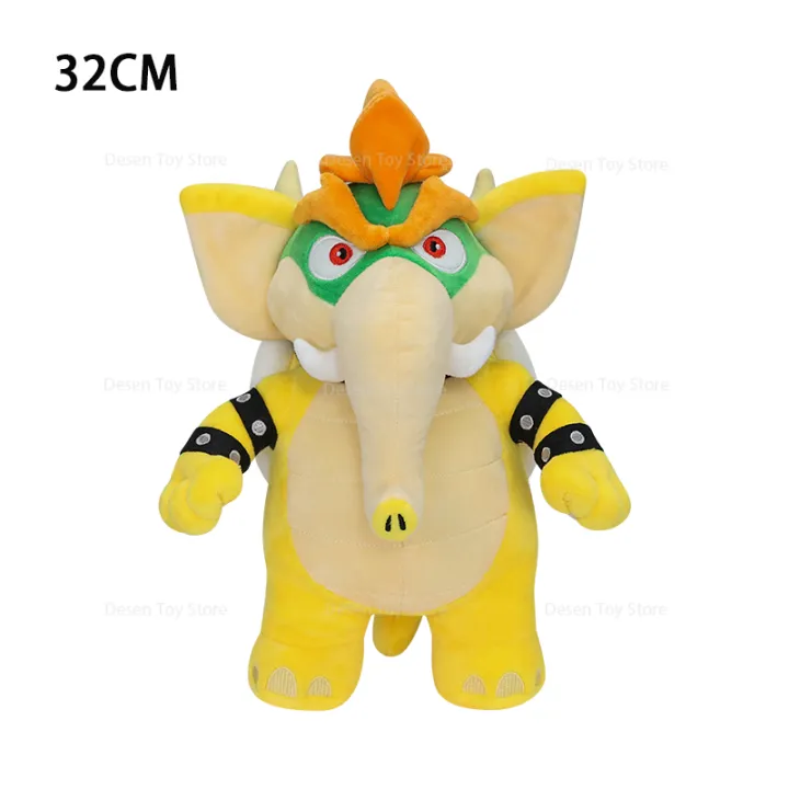 New Elephant Bowser Mario Bros Plush Stuffed Animal Doll Plushie Best Gifts For Birthday 32CM