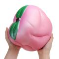 Huge Peach Squishy Jumbo Fruit Slow Rising Soft Toy PU Simulated Food Decompression Toy Gift Collection with Packaging Giant Toy. 