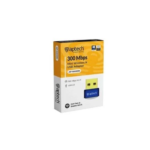 WIFI RECIVER APTECH WIFI DONGLE 300 mbps mini wireless RECIVER n usb AP-WR103 2.4 ghz WITH 12 MONTH WARRABTY