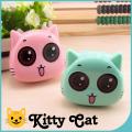 Refined Taste - New Cute Cat Contact Lens Case / Companion Eyeglasses Storage Box For Children Or Adult / Wholesale - Durabilty Assured KITTY2.