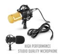Condenser Microphone Full Studio Setup - BM 800 Mic Condenser Microphone For Studio Record or Youtuber Making a Good Record. 