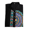 Stylish Hand Painted White Punjabi Men's - Mid Length | Exclusive Design. 