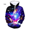 Fashion 3D Starry Sky Printed Pop Men Hoodies Long Sleeved Sport Hoodie Kids Cool Streetwear Sweatshirts Women Vintage Pullovers.