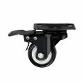 Rubber 2 Inch Caster Wheel With Bearing & With Front Lock Furniture Protectors & Parts Tools.