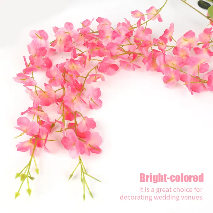 95cm%20Wisteria%20Artificial%20Flower%20Silk%20Vine%20Garland%20Hanging%20for%20Wedding%20Party%20Garden%20-%20Image%204
