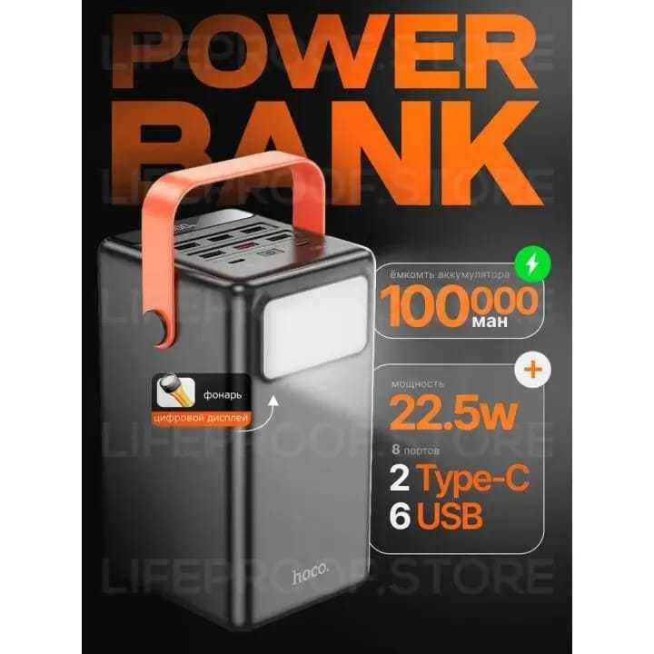 🔋 Hoco J142 100000mAh 22.5W Power Bank