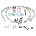 Motorcycle Engine Oil Cooler Cooling Radiator Kit 125Ml Aluminum Silver for Honda CB CG Engine. 